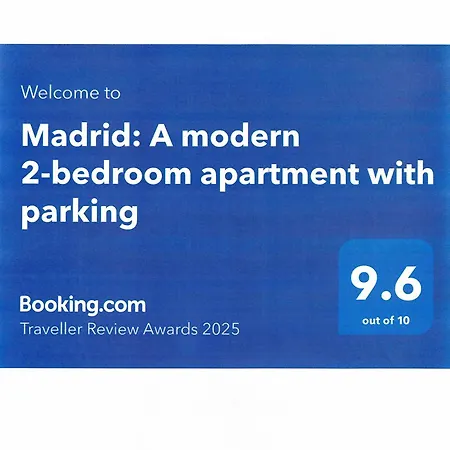 Madrid: A Modern 2-bedroom With Parking